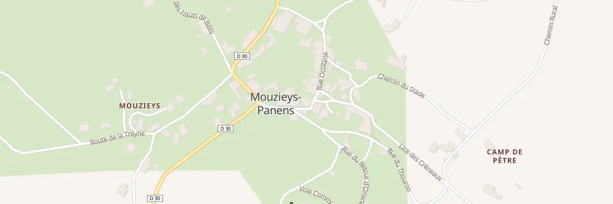 Plan du 16 Rue Occitane à Mouzieys-Panens