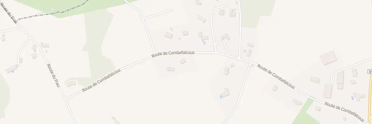 Plan du 547 Rte de Combefalcous à La Capelle-Balaguier