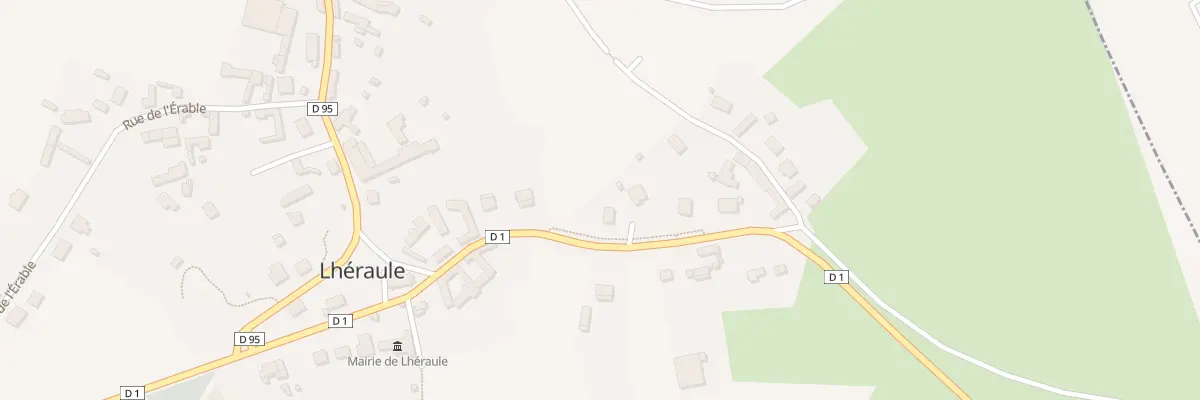 Plan du 13A Rue de la Mairie à Lhéraule