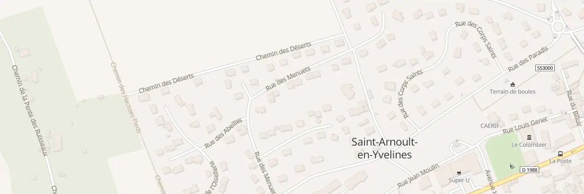 Plan du 9 Rue des Menuets à Saint-Arnoult-en-Yvelines