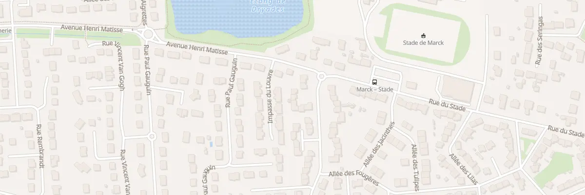 Plan du 452 Rue du Stade à Marck