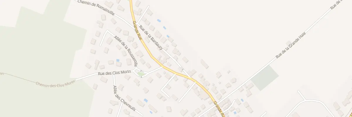 Plan du 4 Rue de la Bardaury à Morainvilliers