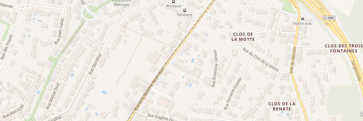 Plan du 152B Rue La Barriere St Marc à Orléans