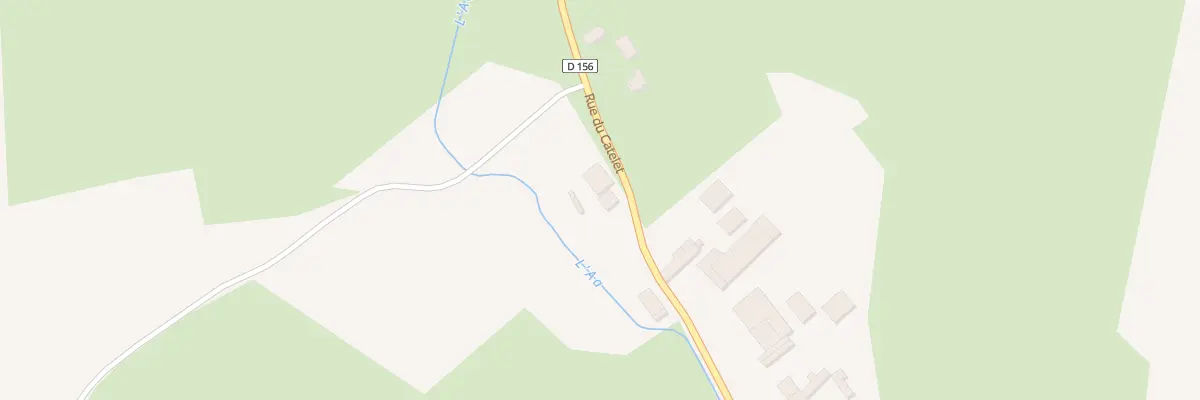 Plan du 2 Rue du Catelet à Bourthes