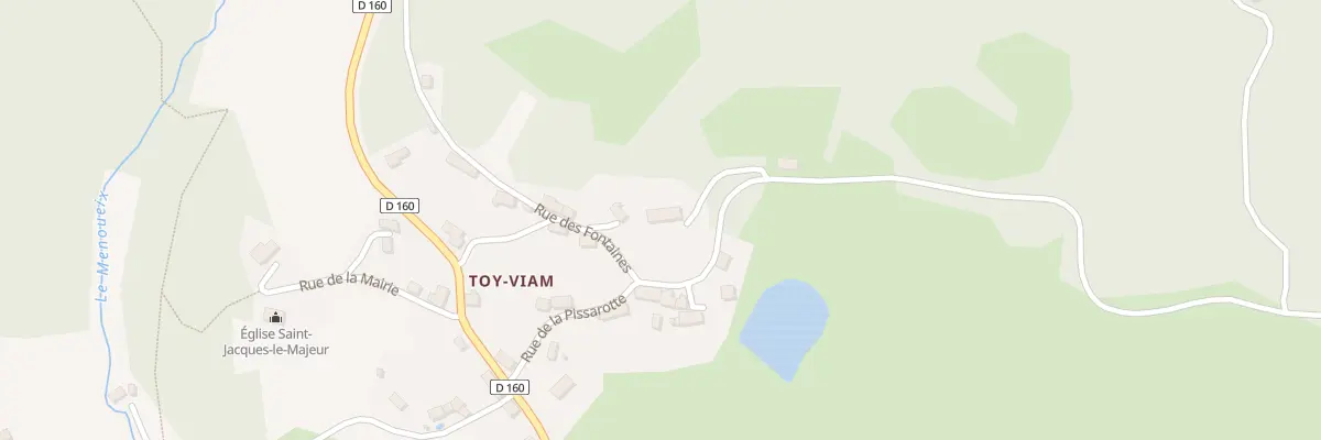 Plan du 5023 Toy Viam à Toy-Viam