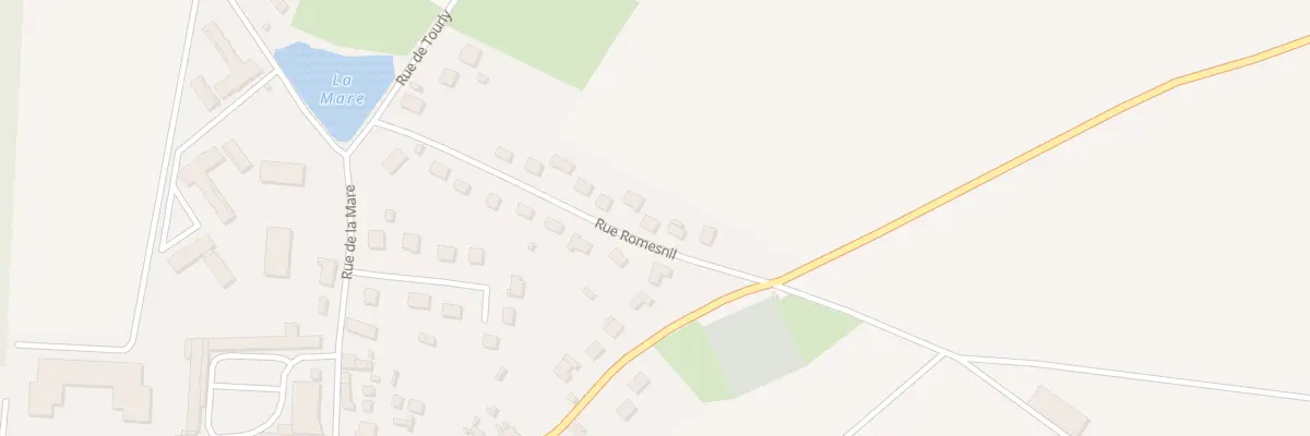 Plan du 14 Rue de Romesnil à Lavilletertre
