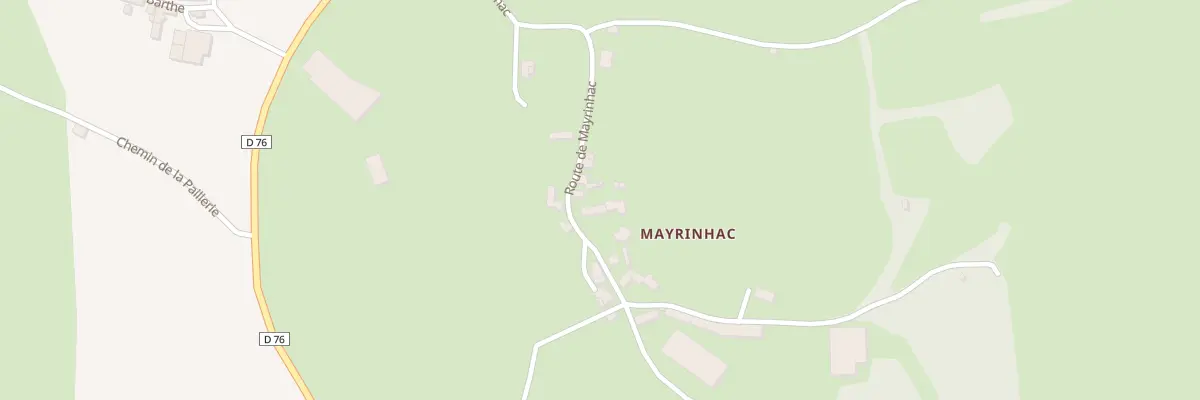 Plan du 5240 Mayrinhac à Vailhourles
