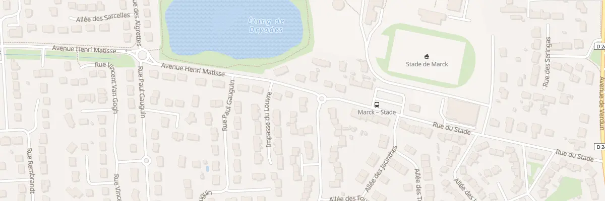 Plan du 426 Rue du Stade à Marck