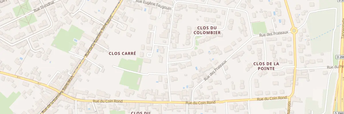 Plan du 2 Rue Vincent Angenault à Orléans