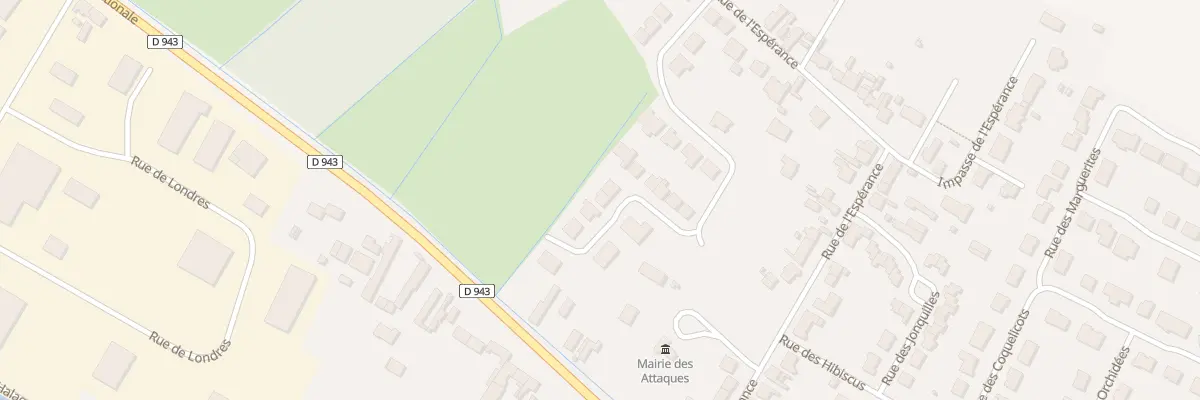 Plan du 300 Rue Domaine de Muscaris aux Attaques