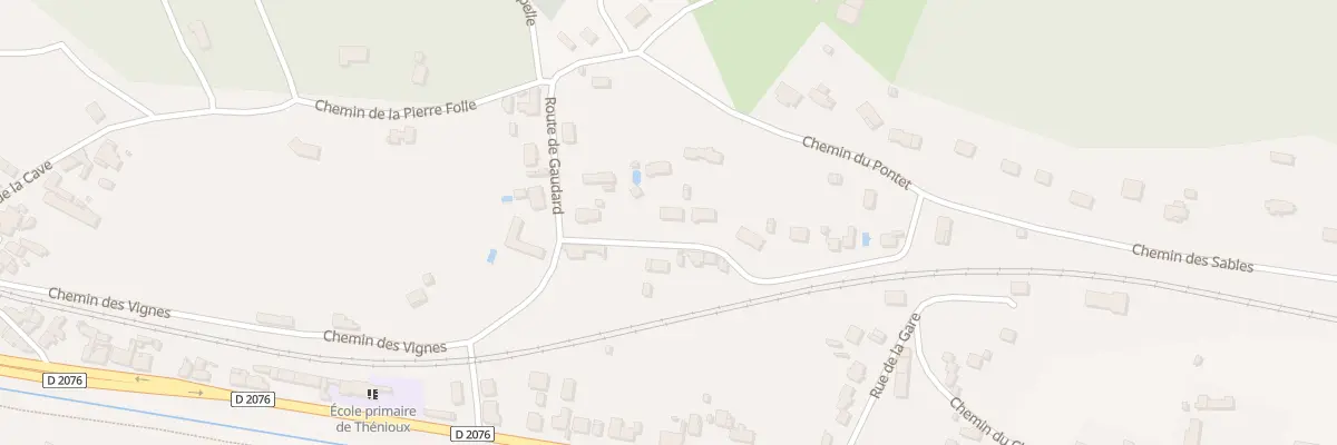 Plan du 5 Che de la Saboterie à Thénioux