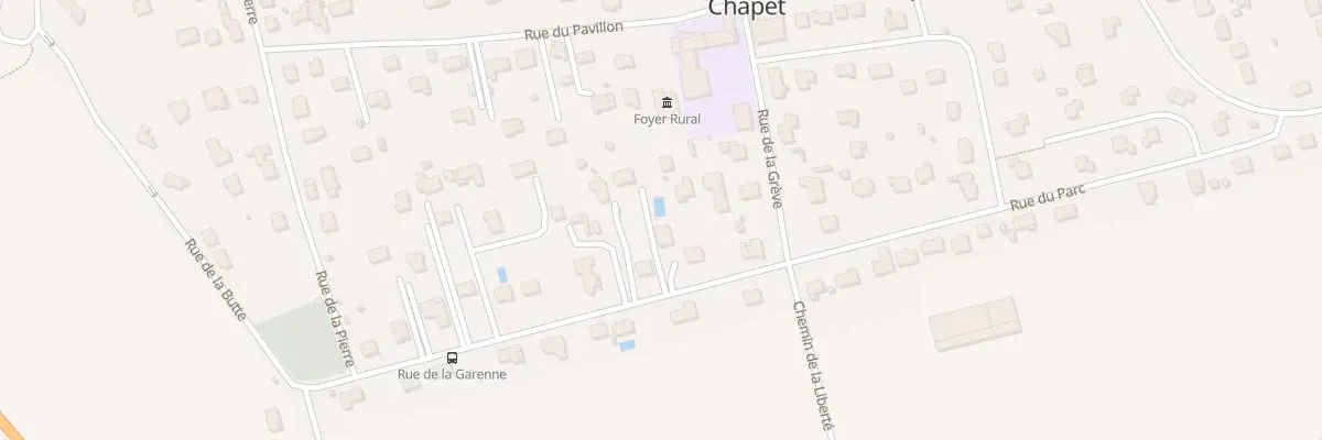 Plan du 8 Rue de la Garenne à Chapet