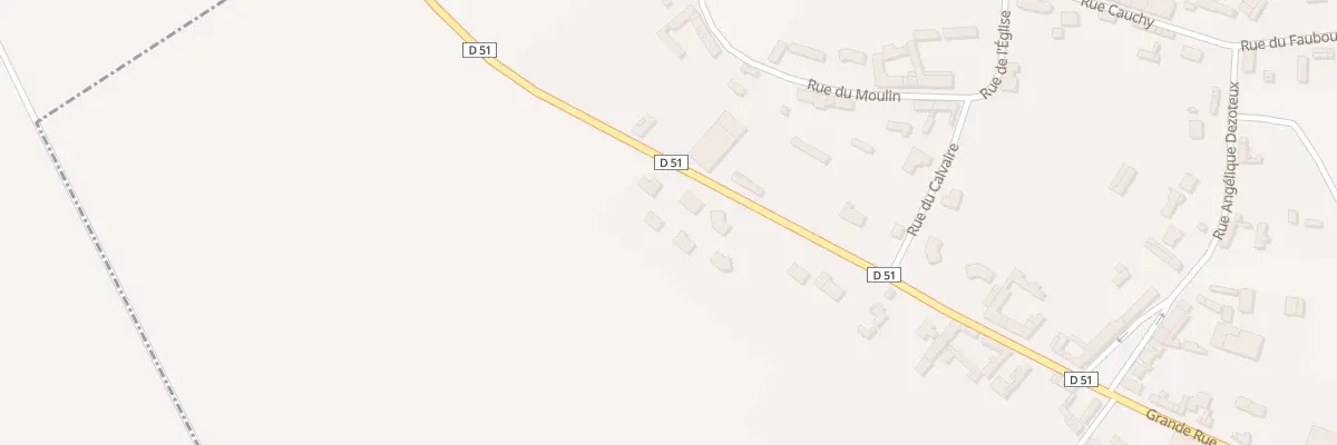 Plan du 91 Gr Grande Rue à Thieulloy-l’Abbaye