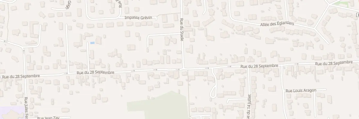 Plan du 1542 Rue du 28 Septembre à Marck
