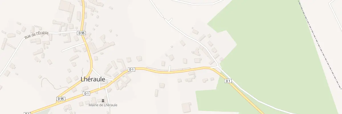 Plan du 13B Rue de la Mairie à Lhéraule