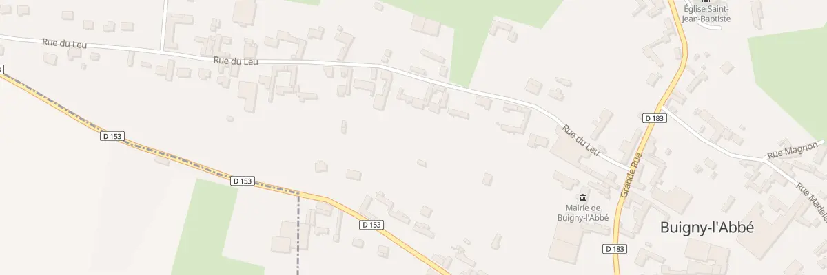 Plan du 7 Rue du Leu à Buigny-l’Abbé