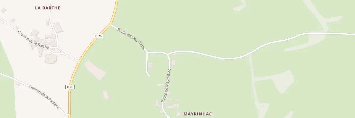 Plan du 5235A Mayrinhac à Vailhourles