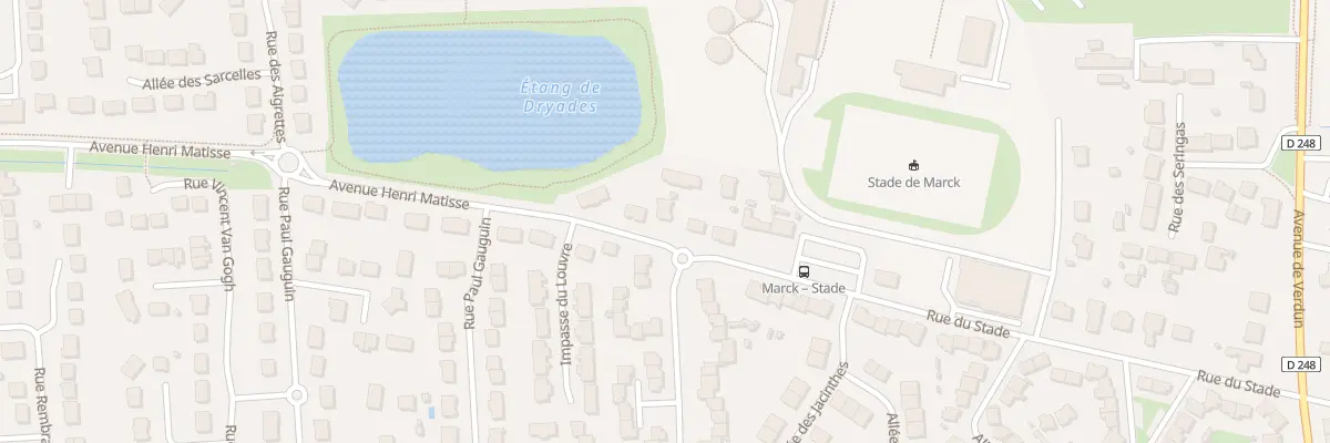 Plan du 412 Rue du Stade à Marck