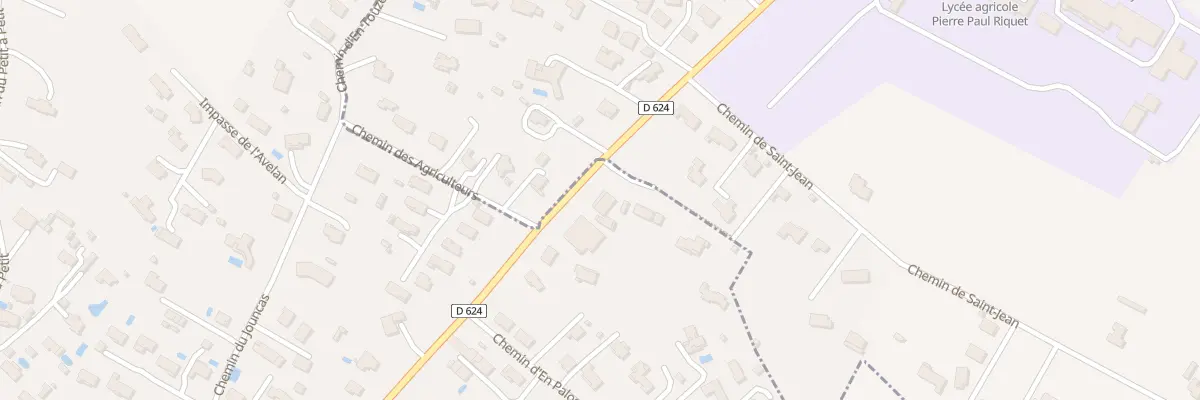 Plan du 1 Rte de Mazeres à Villeneuve-la-Comptal