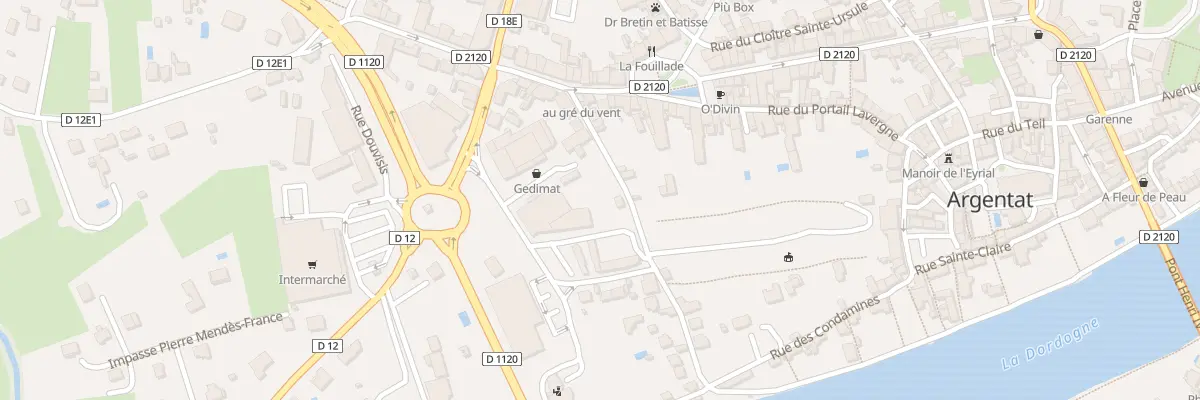 Plan du 12 Rue de l’Ouest à Argentat-sur-Dordogne
