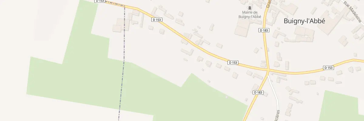 Plan du 11 Rue d’Abbeville à Buigny-l’Abbé