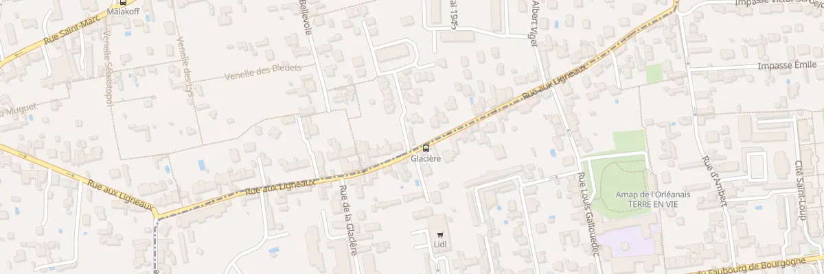 Plan du 45 Rue aux Ligneaux à Orléans