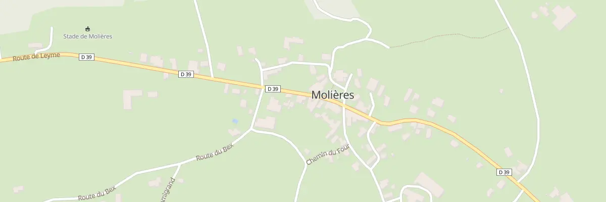 Plan du 5045 Molieres à Molières