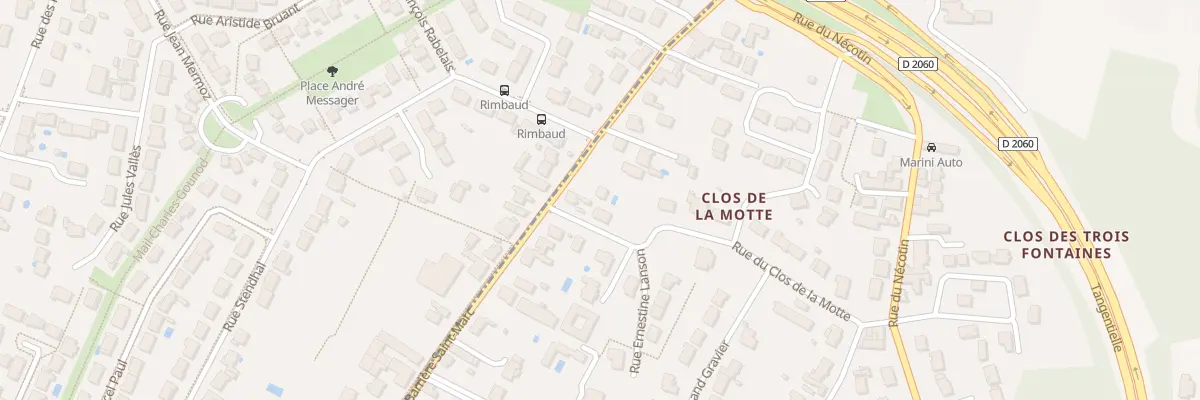 Plan du 156B Rue La Barriere St Marc à Orléans