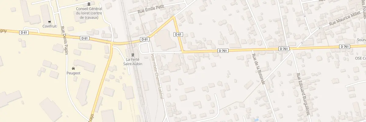 Plan du 71 Bd Marechal Foch à La Ferté-Saint-Aubin
