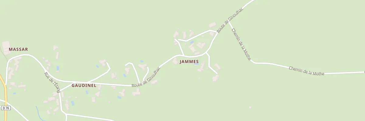 Plan du 5135A Jammes à Martiel
