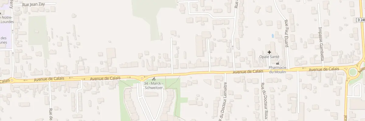 Plan du 1176 Av de Calais à Marck