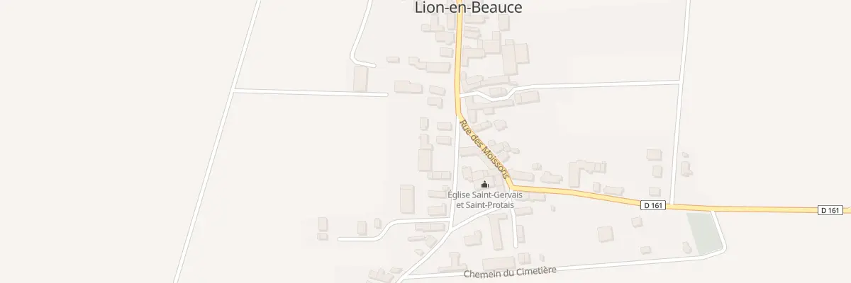 Plan du 1 Gr Grande Rue à Lion-en-Beauce