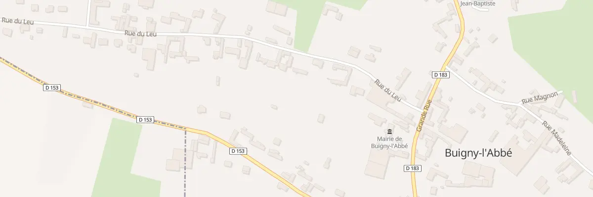 Plan du 3 Rue du Leu à Buigny-l’Abbé