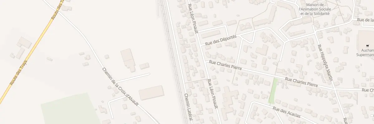 Plan du 533 Che Latéral à La Ferté-Saint-Aubin