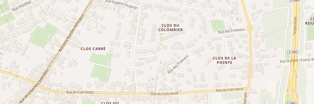 Plan du 8 Rue Vincent Angenault à Orléans
