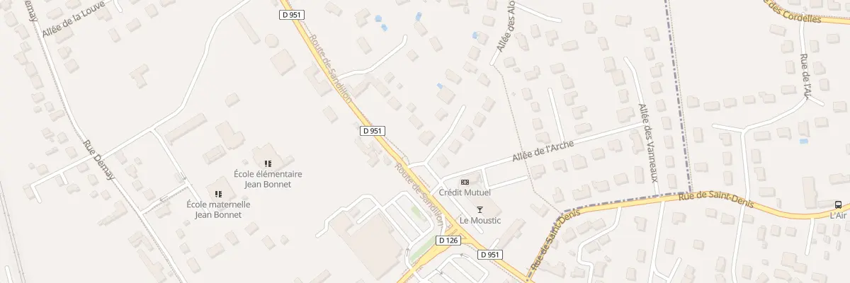 Plan du 1 All des Bouvreuils à Saint-Jean-le-Blanc
