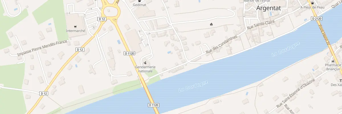 Plan du 22 Rue de l’Ouest à Argentat-sur-Dordogne