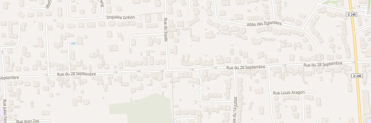 Plan du 1486 Rue du 28 Septembre à Marck
