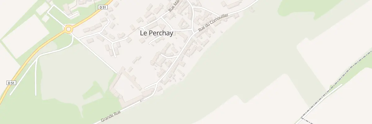 Plan du 14 Gr Grande Rue au Perchay