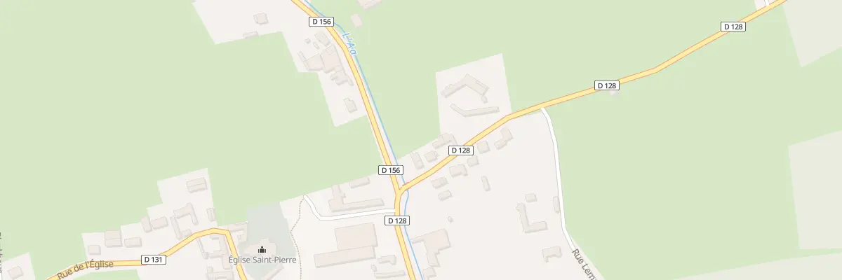 Plan du 1 Rue du Stade à Bourthes
