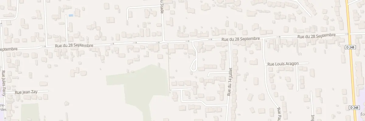 Plan du 1491B Rue du 28 Septembre à Marck
