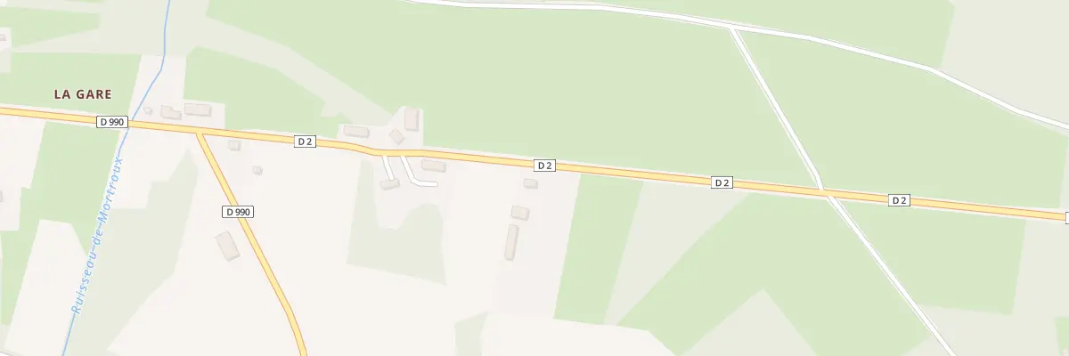 Plan du 1 La Gare à Nouziers