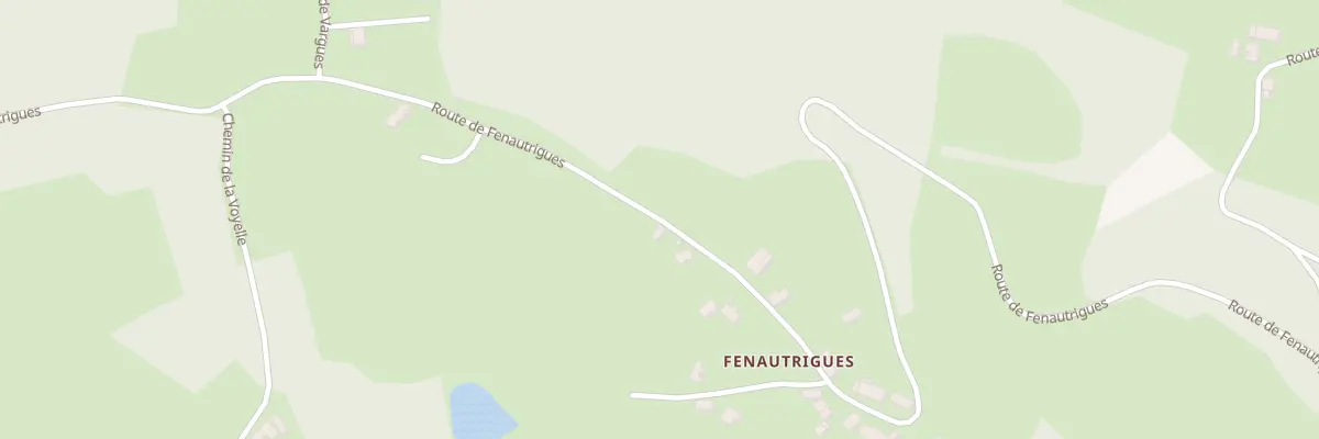 Plan du 2122 Rte de Fenautrigues à Bannes