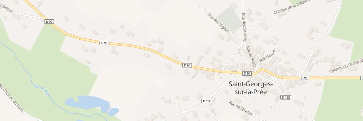 Plan du 6 Rte du Pont de Larcher à Saint-Georges-sur-la-Prée