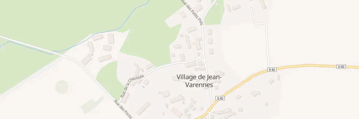 Plan du 2 Rue de la Chaussée à Thizay