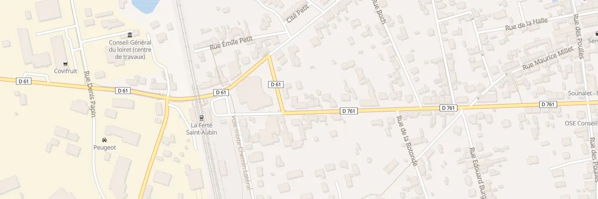 Plan du 68 Bd Marechal Foch à La Ferté-Saint-Aubin