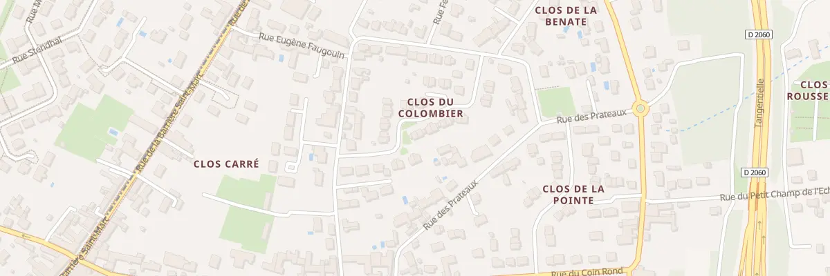 Plan du 16 Rue Vincent Angenault à Orléans