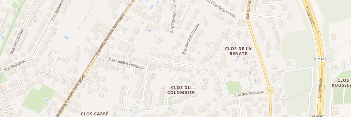 Plan du 19 Rue Eugène Faugouin à Orléans