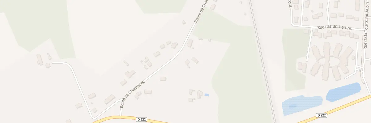 Plan du 305 Rte de Chaumont à La Ferté-Saint-Aubin