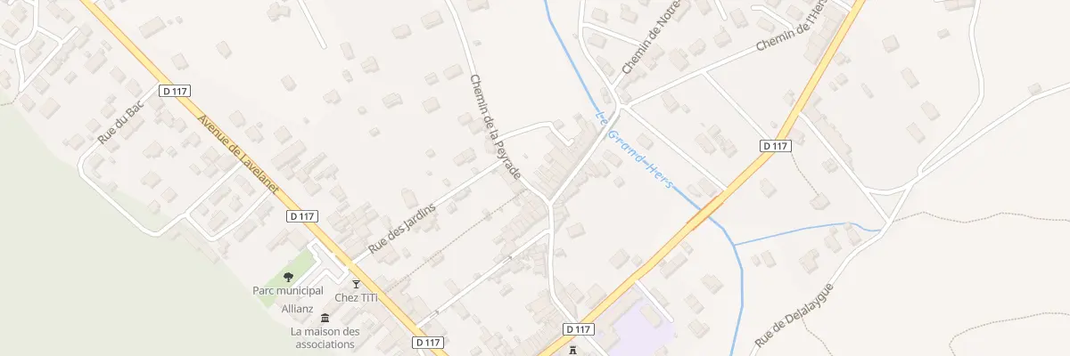 Plan du 18 Rue du Pont de l’Eglise à Bélesta
